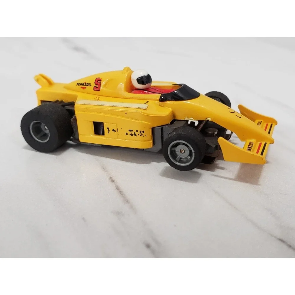 Vintage Tyco Pennzoil J‎ Williams Chevy #5 F-1 HO Scale Slot Car UNTESTED